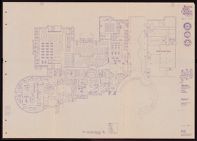 Blueprint of Joyner Library first floor